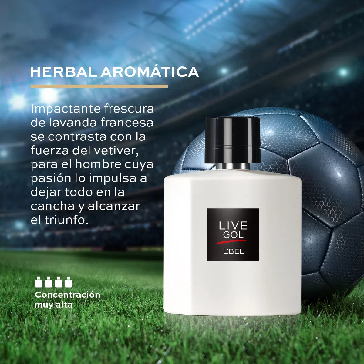 Live Gol Perfume para Hombre 100ml L´bel