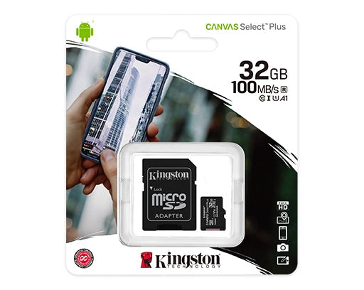 Kingston tarjeta de memoria micro SD (clase 10) 32 GB Canvas