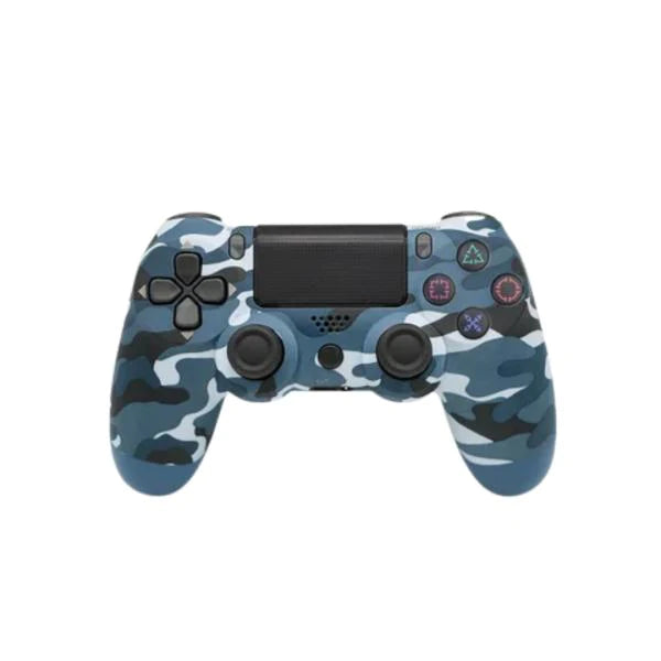 Control Play Station PS4 diseño camuflado azul sin logo
