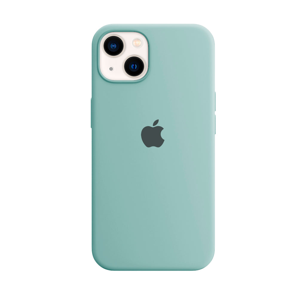 IPhone 15Promax silicone case color aqua